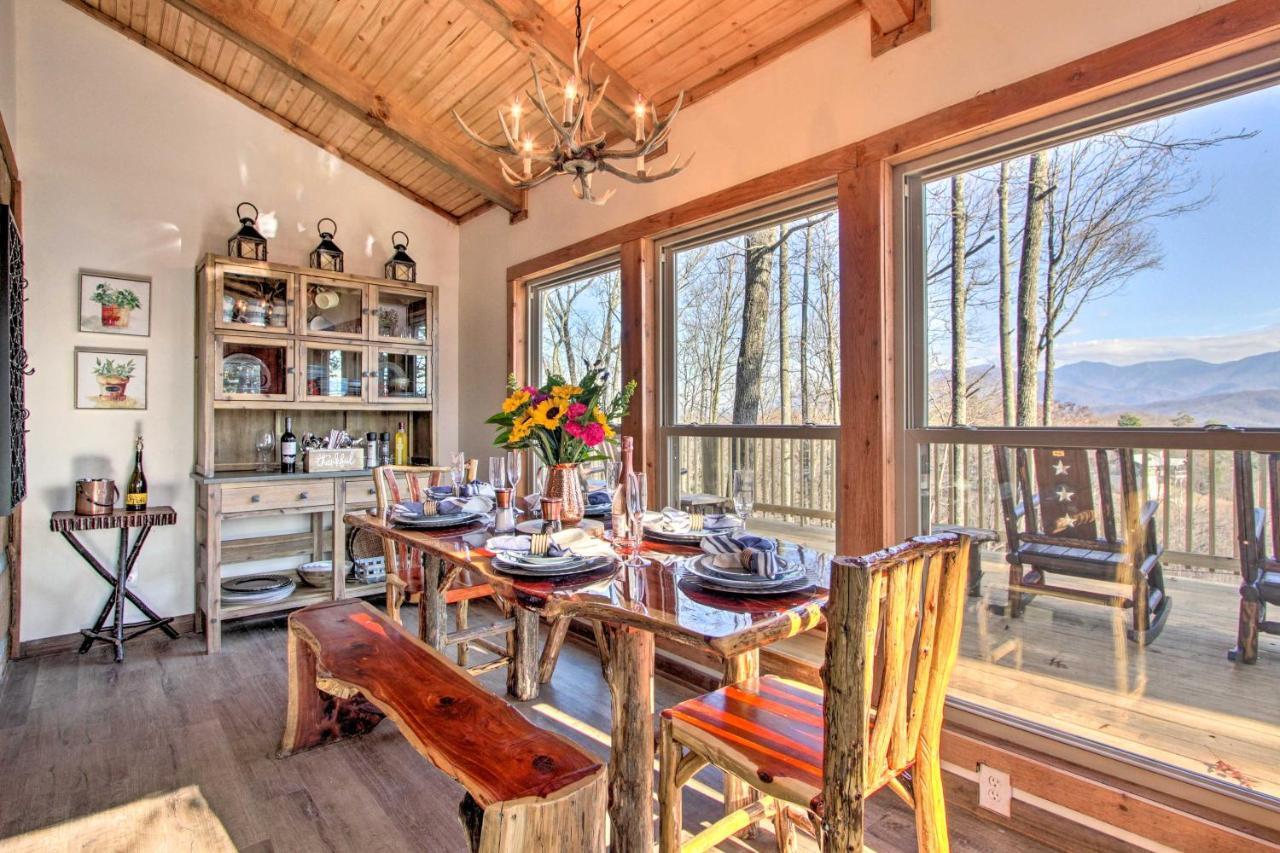Panoramic-View Gatlinburg Cabin With Private Hot Tub Exterior photo
