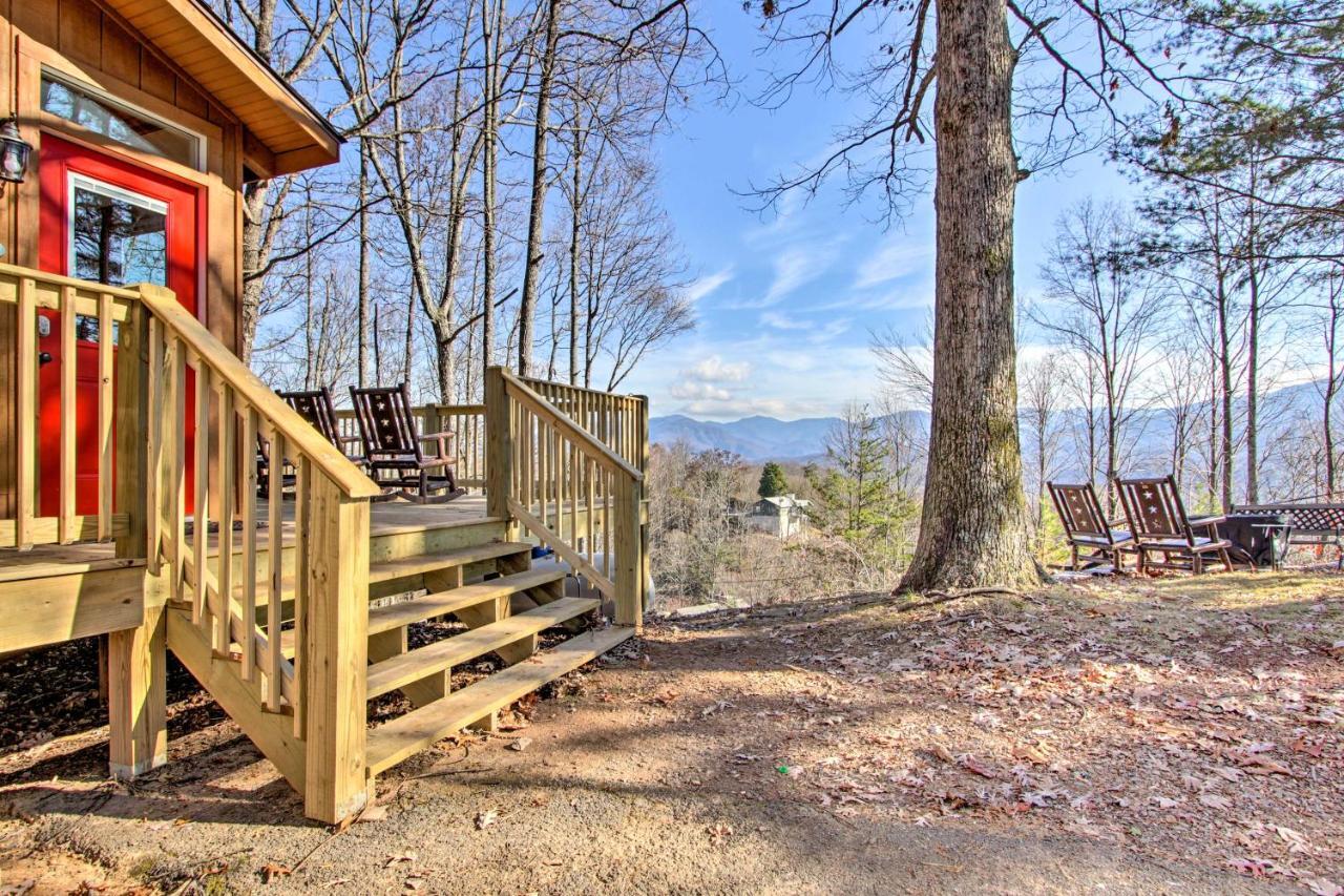 Panoramic-View Gatlinburg Cabin With Private Hot Tub Exterior photo