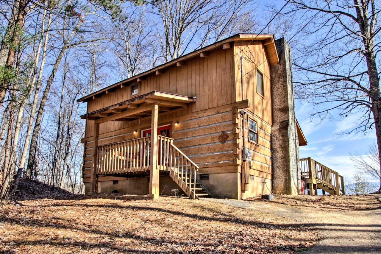 Panoramic-View Gatlinburg Cabin With Private Hot Tub Exterior photo